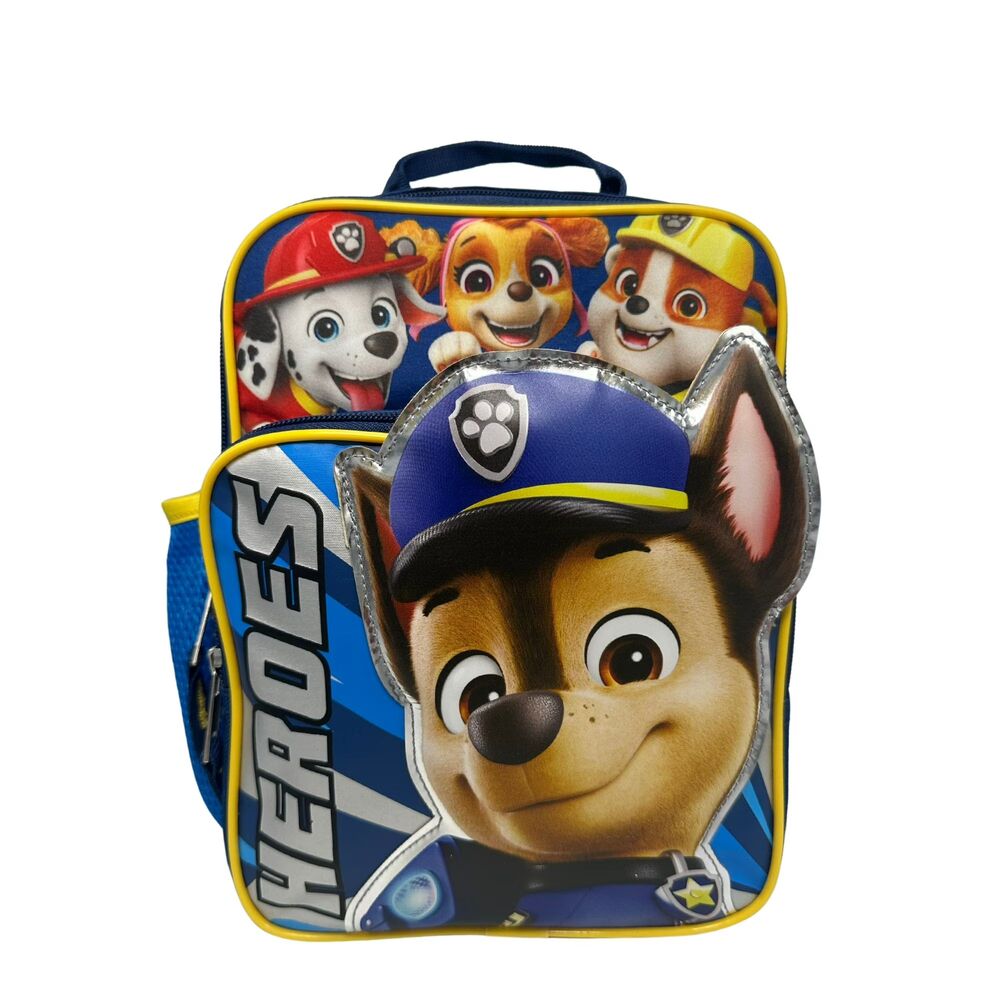Nickelodeon Paw Patrol Heroes Game Time Reusable Lunch Tote Blue NWT